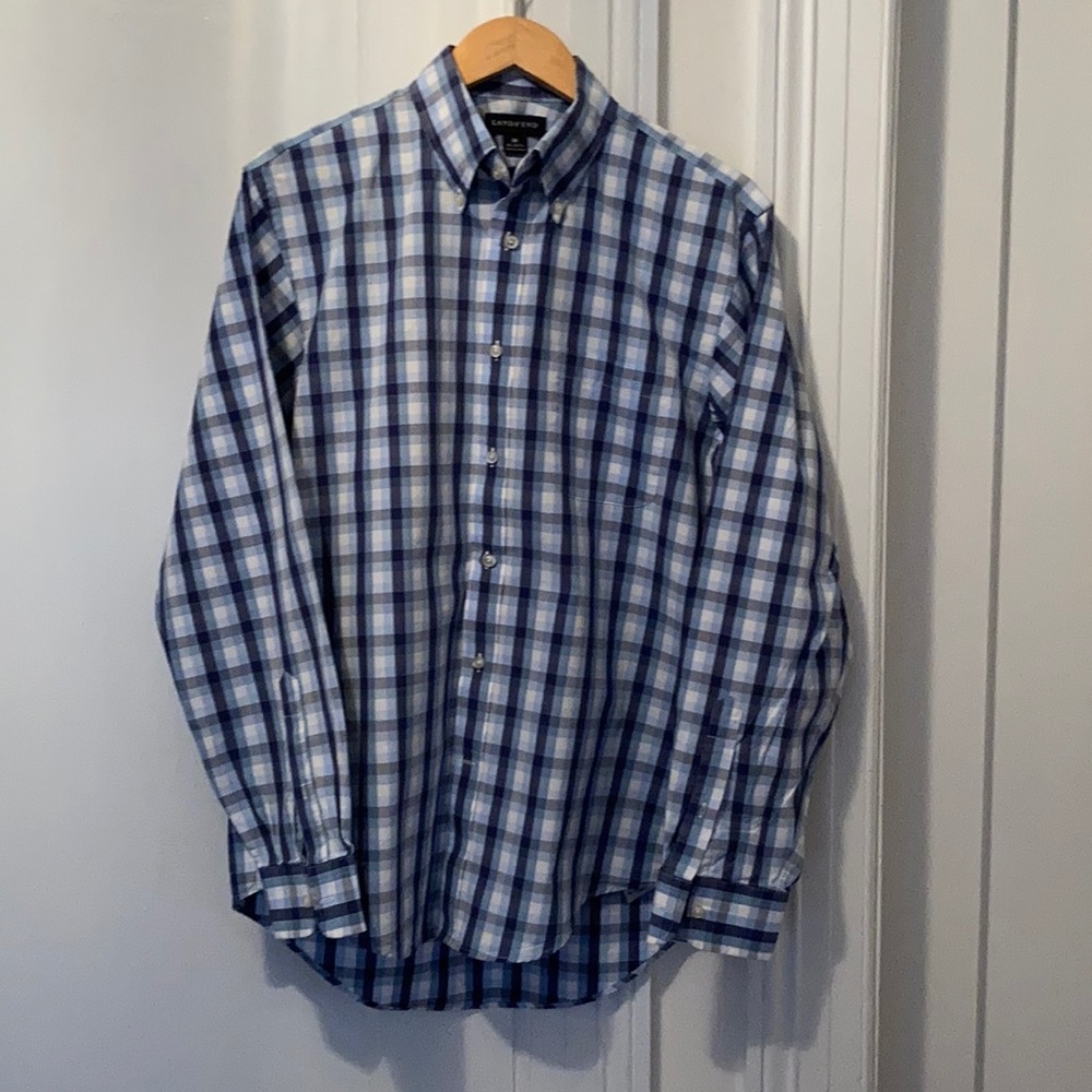 Men's button down shirt 100% cotton